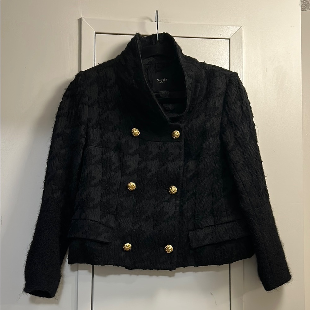 Smythe Black Double-Breasted Women's Jacket